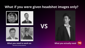 What you were given (Headshots) vs WHat you need (Half-body shots)