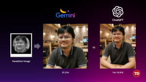 Side-by-side comparison of the generated results from gemini and gpt