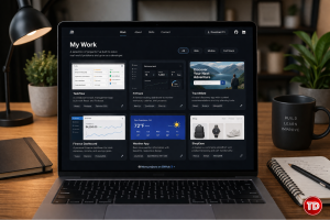 Developer portfolio with GitHub repositories and project showcases