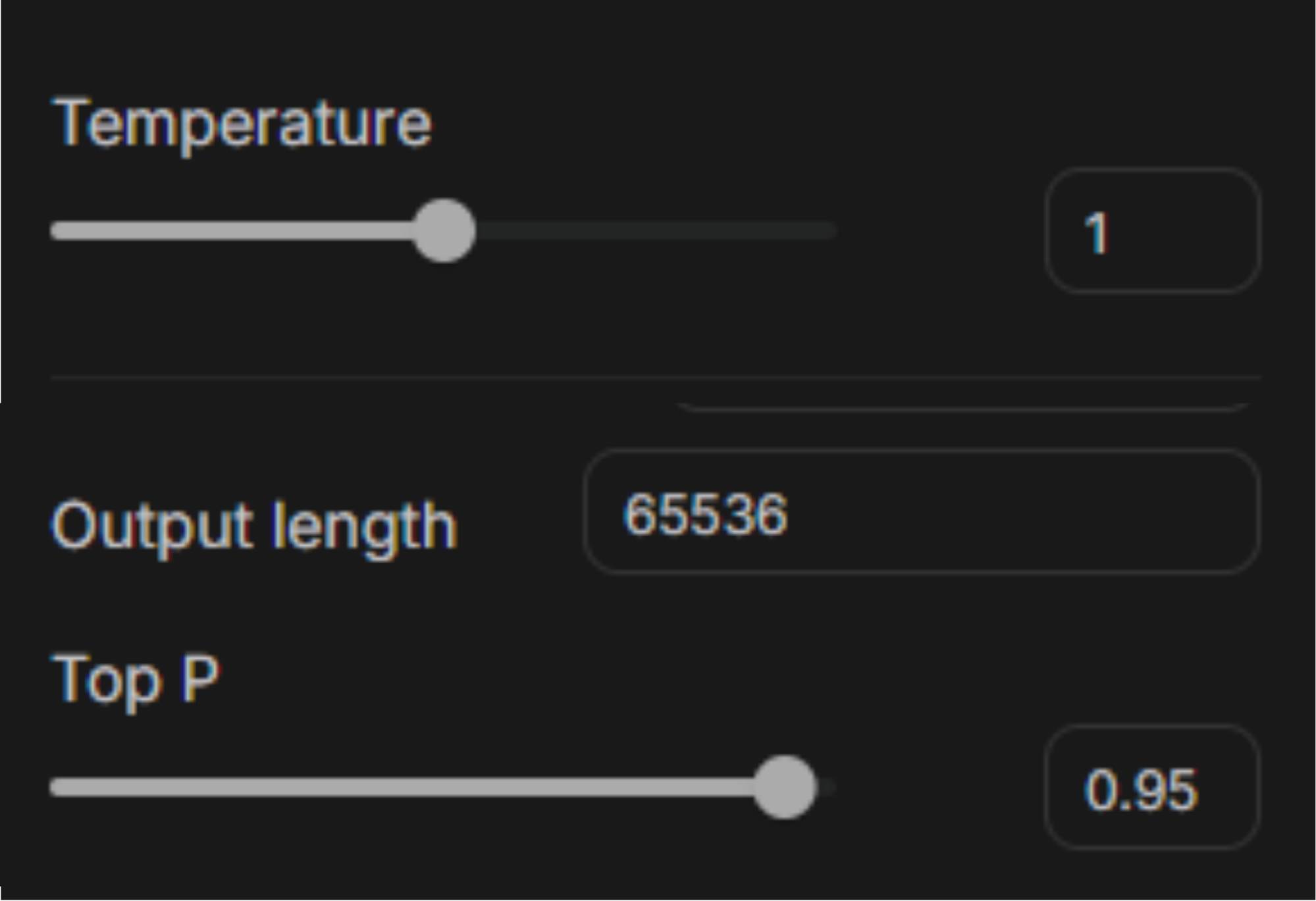 llm temperature and top p variable