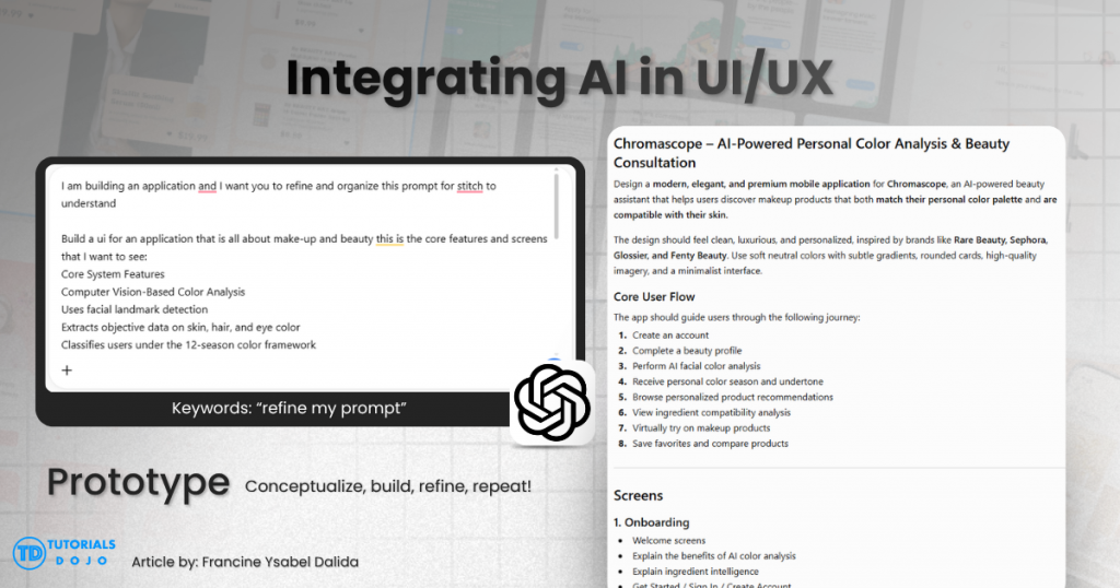 Step 3 - Refining the Prototype with ChatGPT