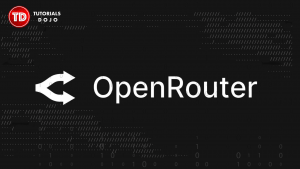 Technology illustration of OpenRouter enabling seamless access to multiple AI models through a single API for developers.