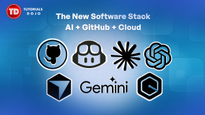 Modern software development workflow using AI and cloud computing